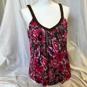 Floral tank top